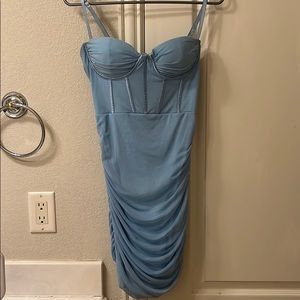 Light Blue Corset Dress